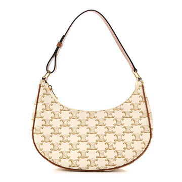 Celine Canvas Calfskin Ava Triomphe