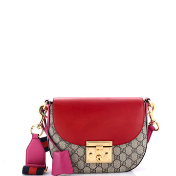 Gucci Padlock Saddle Shoulder Bag Gg