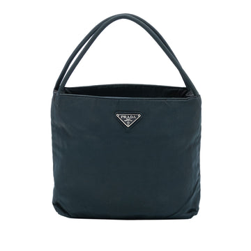 Prada Tessuto Tote Pre-Loved Dark Green