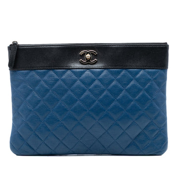 Chanel Medium Bicolor Quilted Sheepskin