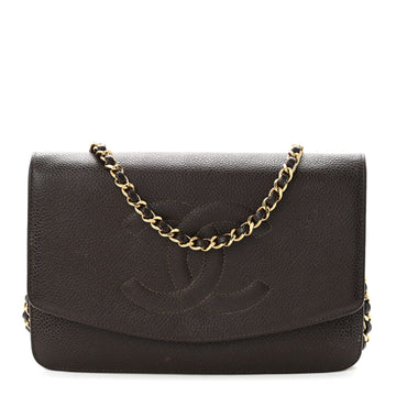 Chanel Caviar Timeless Cc Wallet On