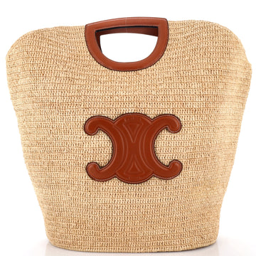 Celine Triomphe Basket Shopper Tote