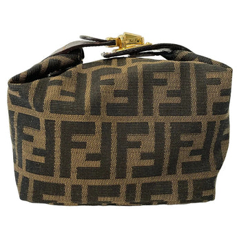 Fendi Zucca Brown Black Dark Jacquard