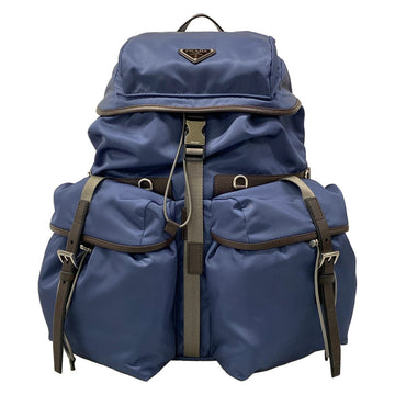 Prada Re-Nylon × Leather Backpack