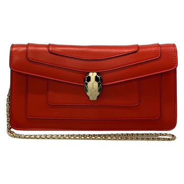 Bvlgari Serpenti Forever Red Leather