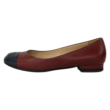 Chanel Bordeaux Navy Lambskin Women's