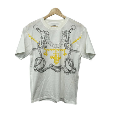 Hermes White Dark Gray Yellow Women's