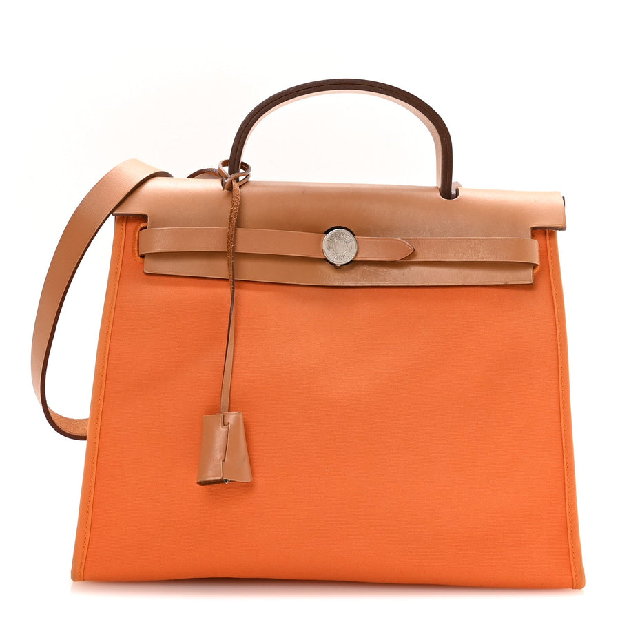 Hermes Vache Hunter Toile Herbag Zip 31