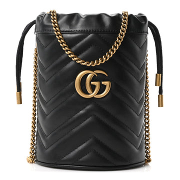 Gucci Calfskin Matelasse Mini Gg Marmont