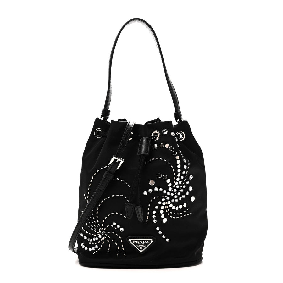 Prada Tessuto Saffiano Ricamo Sequin
