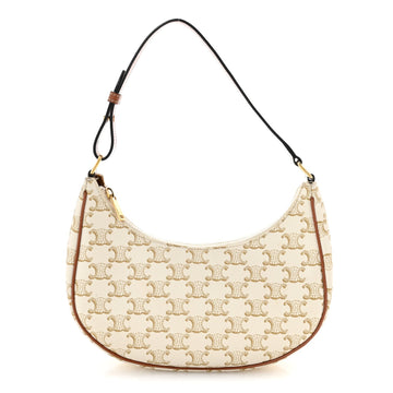 Celine Canvas Calfskin Ava Triomphe