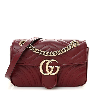Gucci Calfskin Matelasse Mini Gg Marmont