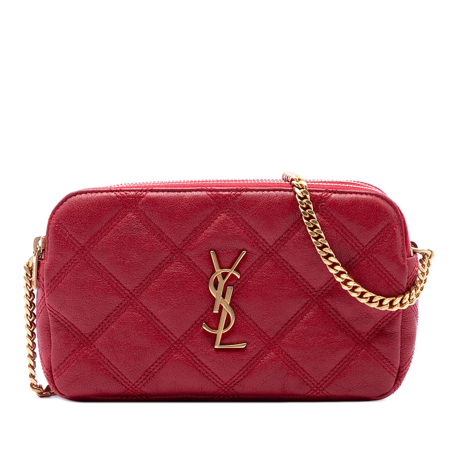 Saint Laurent Mini Quilted Lambskin