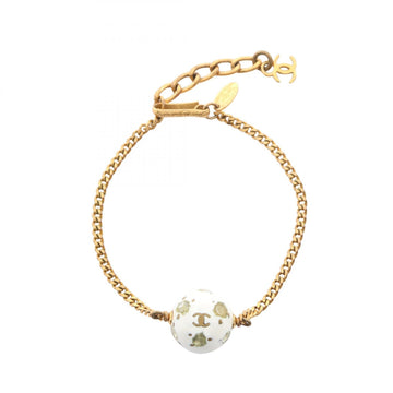 Chanel Coco Mark Ball Bracelet Gold