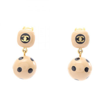 Chanel Coco Mark Dot Swing Earring Gold