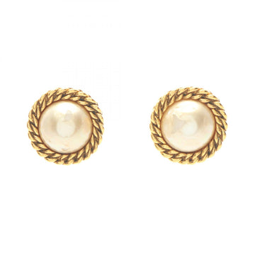 Chanel Round Earring Gold Plated