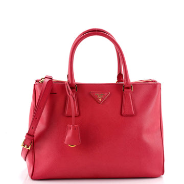 Prada Double Zip Lux Tote Saffiano