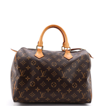 Louis Vuitton Speedy Handbag Canvas 30