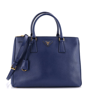Prada Double Zip Lux Tote Saffiano