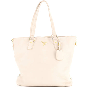Prada Side Zip Shopper Tote Vitello