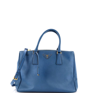 Prada Double Zip Lux Tote Saffiano