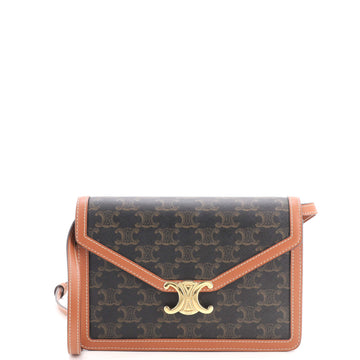 Celine Enveloppe Wallet On Strap