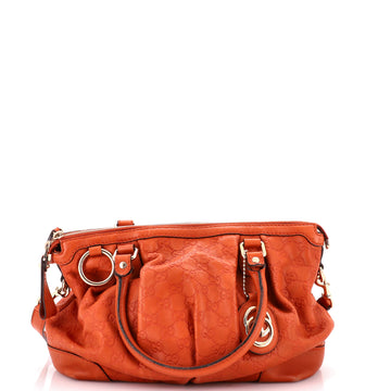 Sukey Top Handle Satchel Guccissima