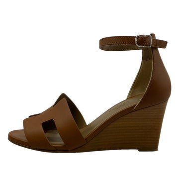 Hermes Legend Gold Calf Women's Sandals