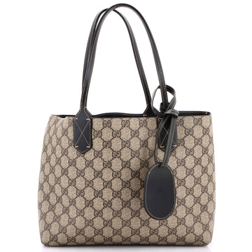 Gucci Reversible Tote Gg Print Leather