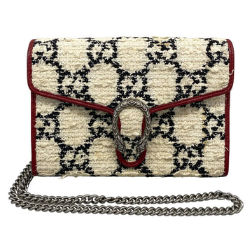 Gucci Dionysus Cream Black Red Tweeds