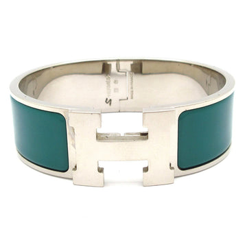 Hermes Clic Clac H Silver Blue Green
