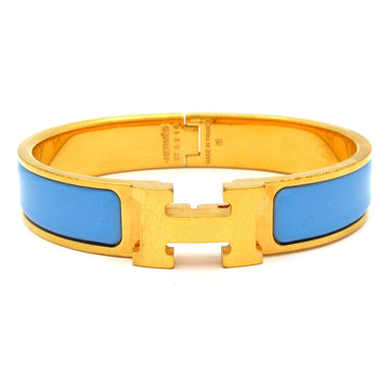 Hermes Clic H Gold Light Blue Hardware