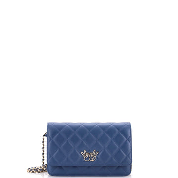 Chanel Emoticon Wallet On Chain Quilted