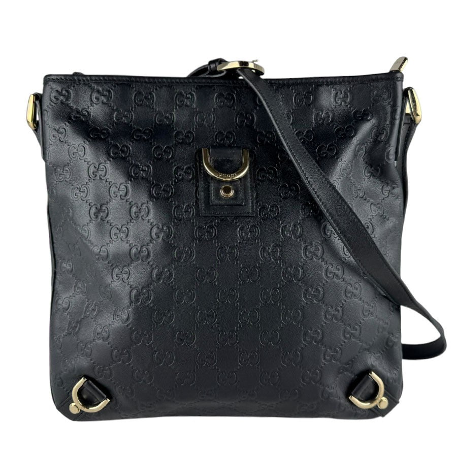 Gucci Guccissima Shoulder Bag Black