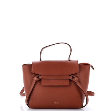 Celine Belt Bag Textured Leather Nano