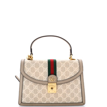 Gucci Ophidia Flap Top Handle Bag Gg