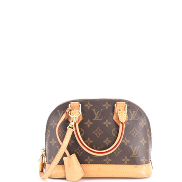 Louis Vuitton Alma Handbag Canvas Bb