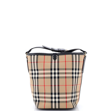 Burberry Ashby Bucket Bag Vintage Check