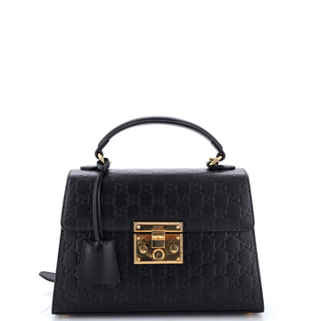 Padlock Top Handle Bag Guccissima