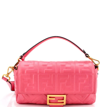 Fendi Baguette Nm Bag Zucca Embossed