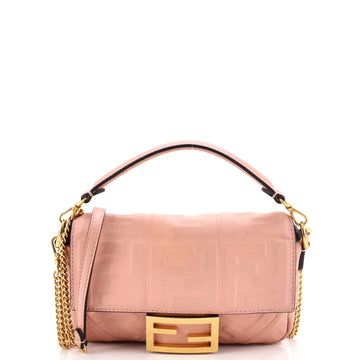 Fendi Baguette Nm Bag Zucca Embossed