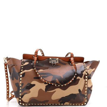 Valentino Garavani Rockstud Tote Camo