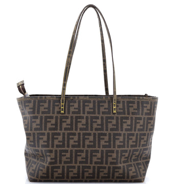 Fendi Roll Tote Zucca Coated Canvas
