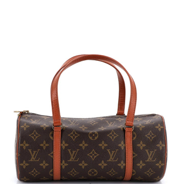 Louis Vuitton Papillon Handbag Canvas 30