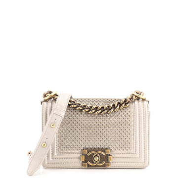Chanel Boy Flap Bag Scaled Lambskin