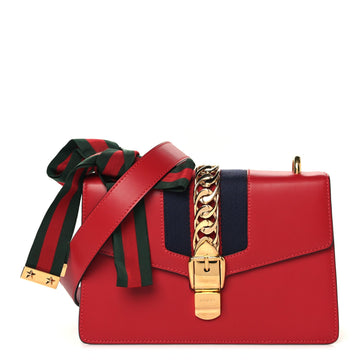 Gucci Calfskin Small Sylvie Shoulder Bag