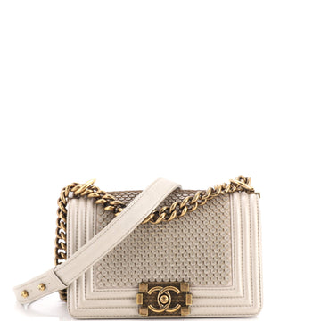 Chanel Boy Flap Bag Scaled Lambskin