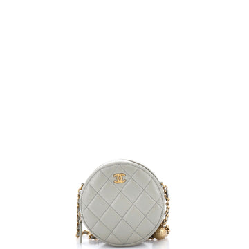 Chanel Pearl Crush Round Clutch With