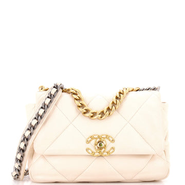 Chanel 19 Flap Bag Quilted Leather
