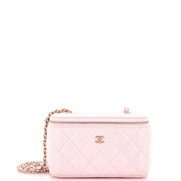 Chanel Classic Vanity Case With Chain